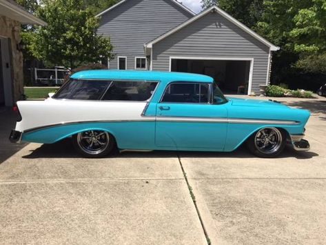 Custom Cars For Sale, Vintage Cars For Sale, Chevy Models, 1956 Chevy, 56 Chevy, Classic Cars Chevy, Silverado Hd, Chevy Nomad, Outdoor Oven