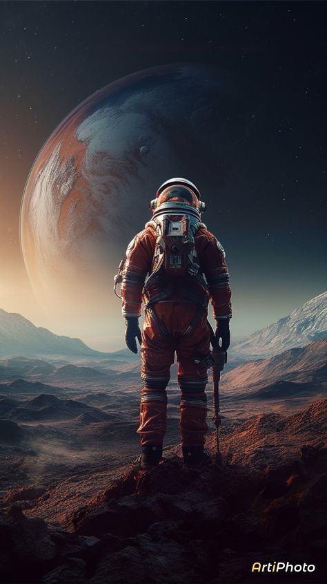 Space 4k, Astronaut Standing, Manchester United Team, Scifi Art, Astronaut Wallpaper, Artistic Wallpaper, Earth Pictures, Spaceship Art, Art Template