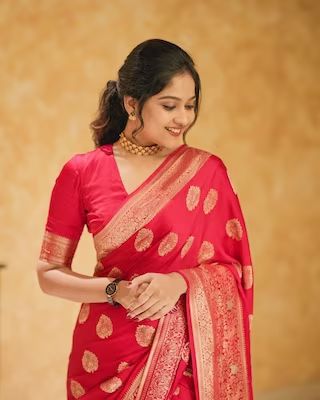 southindiansareefash - Etsy Plain Blouse Designs, Saree Blouse Styles, Cotton Blouse Design, Simple Saree Designs, New Saree Blouse Designs, Latest Model Blouse Designs, Traditional Blouse Designs, Fashionable Saree Blouse Designs, Silk Saree Blouse Designs