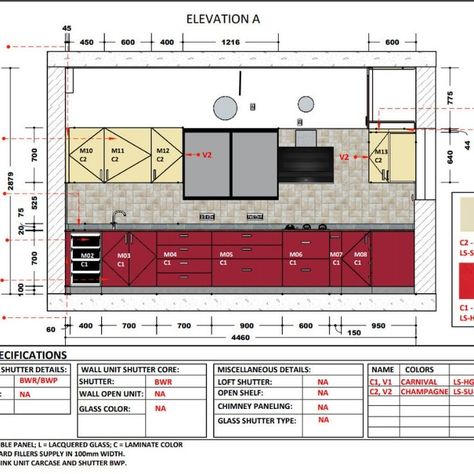 I will design and render your kitchen Kitchen Render, Furniture Details Drawing, Kitchen Elevation, Floor Plan Symbols, Kitchen Wardrobe Design, Kitchen Designs Ideas, Interior Design Portfolio Layout, Kitchen Design Small Space, Reception Desk Design