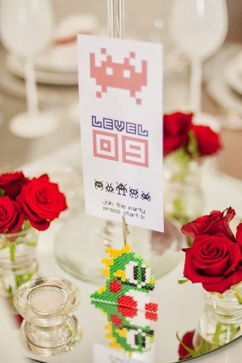 Wedding Table Name Ideas, Table Name Ideas, Wedding Table Name, Video Game Wedding, Gamer Wedding, Nerd Wedding, Geeky Wedding, Nerdy Wedding, Geek Wedding