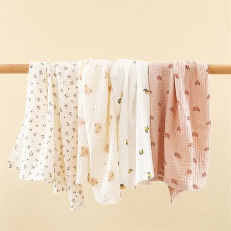 🌼 Wrap your baby in ultimate comfort with our Super Soft Cotton Gauze Muslin Swaddle & Bath Towel! 🌼 ✨ Breathable Bliss: Cozy without overheating 🔄 Versatile Wonder: Swaddle, bath towel, and more 🌿 Gentle Touch: Eco-friendly and safe for tender skin 📏 Generous Size: 79 x 60 cm for perfect coverage ☁️ Pure Cotton: Softness for your baby’s delicate skin 🛒 Click & Shop: https://kidsjoytoys.com/products/super-soft-cotton-gauze-muslin-swaddle-bath-towel #BabyEssentials #EcoFriendly #SoftAndGent... Gauze Blanket, Baby Swaddle Blanket, Muslin Baby Blankets, Wine Rack Storage, Work Space Decor, Muslin Baby, Closet System, Bedroom Headboard, Table Stool