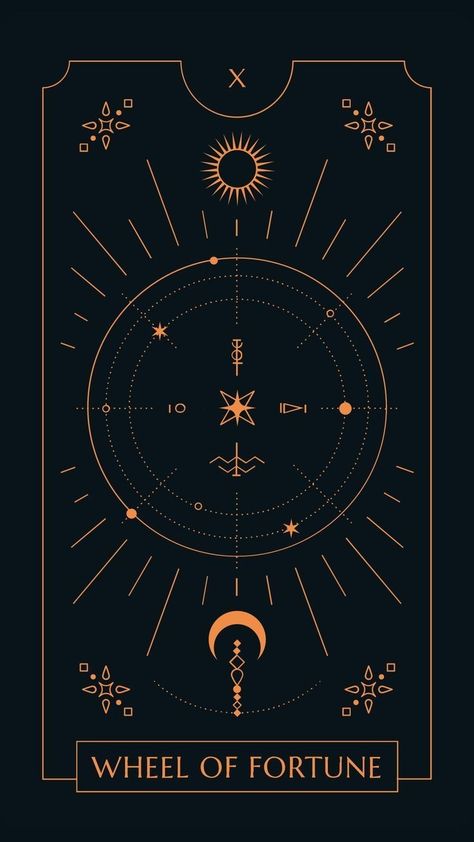 Cool Wallpapers Space, Iphone Background Art, Wheel Of Fortune Tarot, Soul Cards, Aesthetic Space, Tarot Cards Art, Tarot Art, Wheel Of Fortune, Website Inspiration