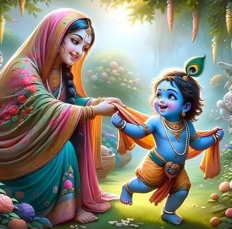 Yasodha Krishna Images, Krishna Yashoda Images, Krishna Baby Images, Cute Kanha Pics, Bal Krishna Images, Krishna With Yashoda Maiya, Cute Little Krishna Images, Baby Krishna Cute Pic, Baby Radha Krishna