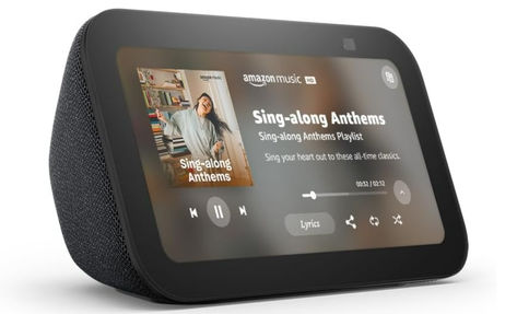 Amazon Echo Show 5 (3rd Gen, 2023 release) | Smart display with 2x the bass and clearer sound | Charcoal Amazon Echo Show, Smart Display, Tablet Amazon, Song Titles, Echo Show, Amazon Black Friday, Smart Home Control, Make Video, Camera Shutter