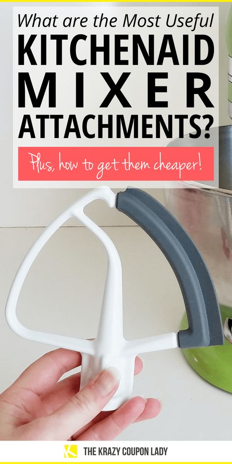 Kitchenaid Mixer Hacks, Kitchenaid Attachment Uses, Kitchen Aid Mixer Attachment Organizer, What To Make With Kitchenaid Mixer, Kitchenaid Attachment, Kitchenaid Attachments, Kitchenaid Mixer Recipes, Kitchenaid Mixer Attachments, Kitchenaid Stand Mixer Recipes