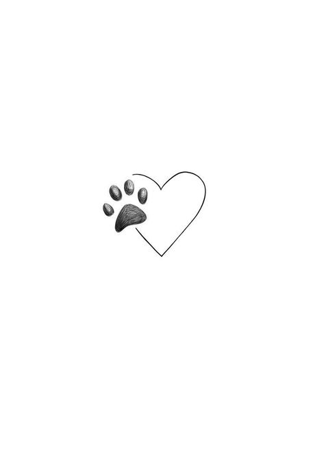 Small Pet Tattoos, Tattoos Dog, Small Dog Tattoos, Paw Print Art, Petit Tattoo, Paw Tattoo, Cute Tiny Tattoos, Small Hand Tattoos, Memorial Tattoos