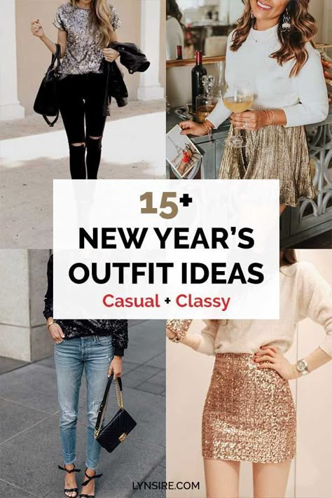 New Year Home Party Outfit, Cute Casual Nye Outfit, New Year's Outfits For Women, Outfit Ideas For New Years Party, New Year 2023 Outfit Ideas, New Year Day Outfit, New Years Brunch Outfit, New Years Even Casual Outfit, New Year Party Dress Ideas