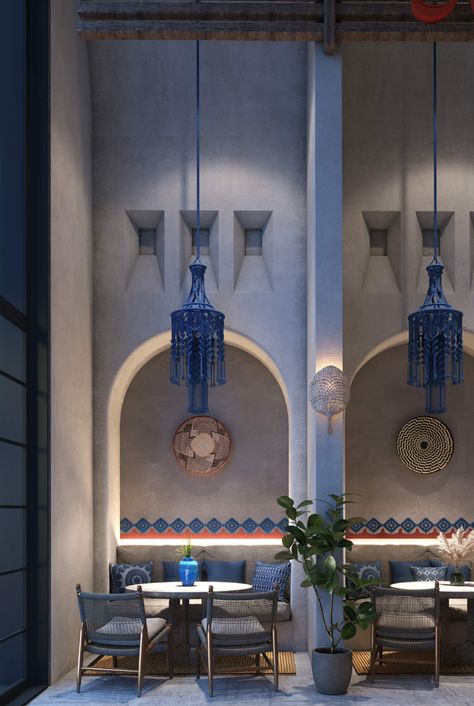 Arabian Restaurant (Chief Abo Omar), Sau|Visualization Syrian Restaurant Design, Bedouin Restaurant, Arabian Interior Design, Middle East Restaurant, Arabian Restaurant, Arabian Interior, Marocco Interior, Insignia Design, Islamic Interior Design