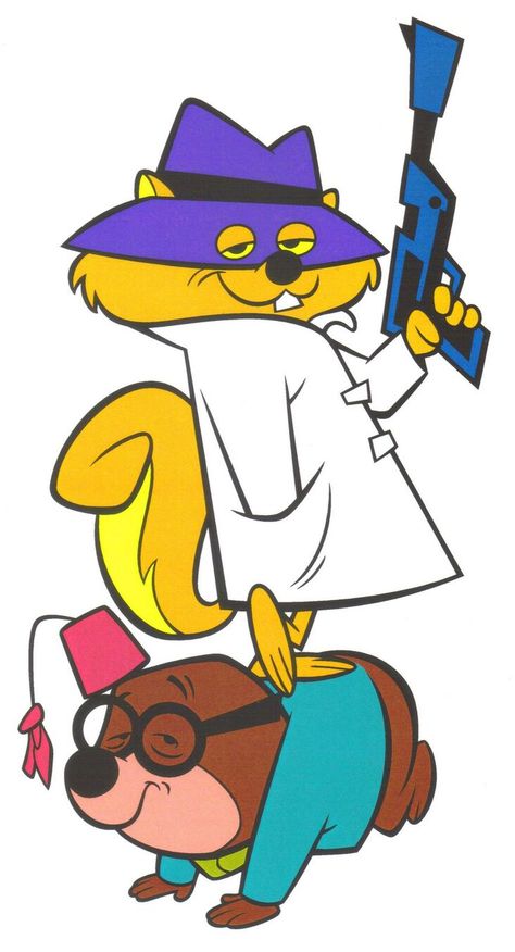 Saturday Cartoon, Secret Squirrel, Old Cartoon Characters, Hanna Barbera Cartoons, Old School Cartoons, School Cartoon, Morning Cartoon, Classic Cartoon Characters, Saturday Morning Cartoons