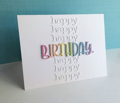 Cricut Birthday Cards, Cricut Birthday, Birthday Card Handmade, Simple Birthday Cards, Karten Design, Rainbow Card, Rainbow Paper, The Leftovers, Cricut Cards