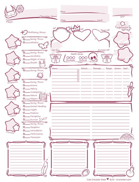 Eli Storm on Twitter: "I made a cute character sheet for 5e #dnd5e #dungeonsanddragons https://t.co/iN9DlHnE71" / Twitter Character Sheet Dnd, Dnd Character Sheet, Character Sheet Template, Character Reference Sheet, Stylized Character, Character Template, Dungeons And Dragons Characters, D&d Dungeons And Dragons, Dungeons And Dragons Homebrew