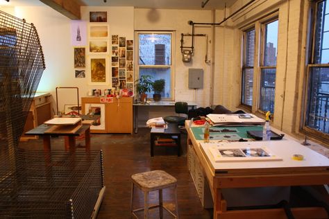 The Print Shop Jewelry Studio Space, Jewelry Studio Organization, Creative Studio Space, Workspace Studio, Oh Joy, Workshop Studio, Studio Organization, Dream Studio, Modern Pottery