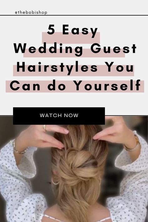 wedding guest hairstyles Hairdo For Wedding Guest, Wedding Guest Hair Up, Wedding Guest Updo, Easy Wedding Guest Hairstyles, Summer Wedding Hairstyles, Wedding Guest Makeup, Diy Wedding Hair, Easy Wedding, Easy Hairdos