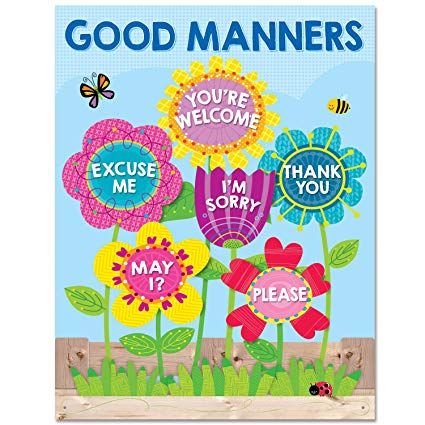 Charts For Grade 1 Classroom, Classroom Rules Charts For Preschool, Classroom Chart Ideas, Classroom Charts Ideas Teachers, Classroom Rules Chart Ideas, Charts For Classroom Ideas, Garden Of Good Manners, Good Manners Chart, Classroom Rules Chart