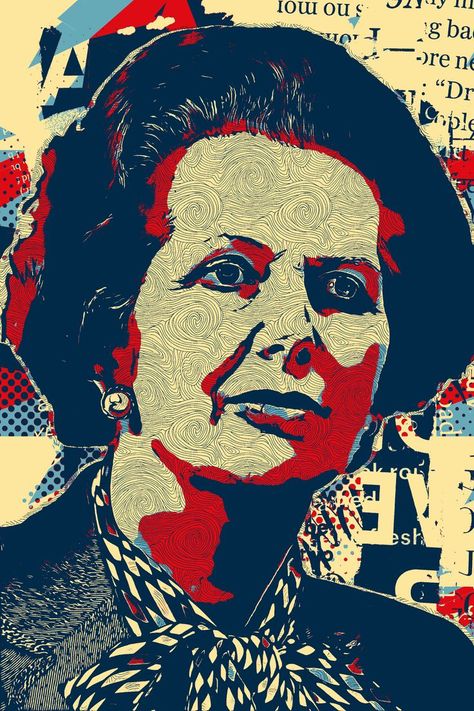 Witness the transformation of Margaret Thatcher into a pop art masterpiece - bold and unapologetic, just like her,#MargaretThatcher#IronLadyArt#PopArtPoster Thatcherism, Hollywood Art, The Iron Lady, Margaret Thatcher, Teen Tv, British History, Unique Wall Art, Custom Portraits, Classic Hollywood