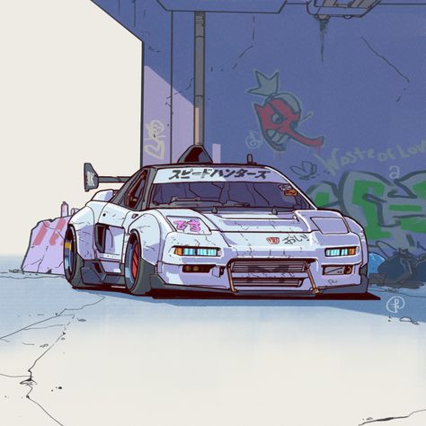 Honda NSX Type-R, Fernando Correa on ArtStation at https://www.artstation.com/artwork/r9VZZ6 Discovery Car, Car Animation, Mobil Futuristik, Mobil Drift, Seni Vintage, Jdm Wallpaper, Cool Car Drawings, Automotive Artwork, Car Artwork