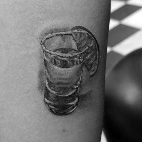 Mens Shot Glass Tattoo Ideas Shot Glass Tattoo, Glass Tattoo Ideas, Glass Tattoo, Tattoo For Boyfriend, C Tattoo, Beach Tattoo, Tattoo Ideas For Men, Tattoo Small, Finger Tattoos