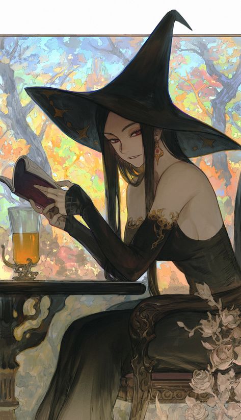 Witch Woman Art, Anime Witch Art, Dark Witch Art, Fantasy Witch Art, Fantasy Art Witch, Witch Character Art, Dark Fantasy Witch, Witch Fantasy Art, Witch Reference