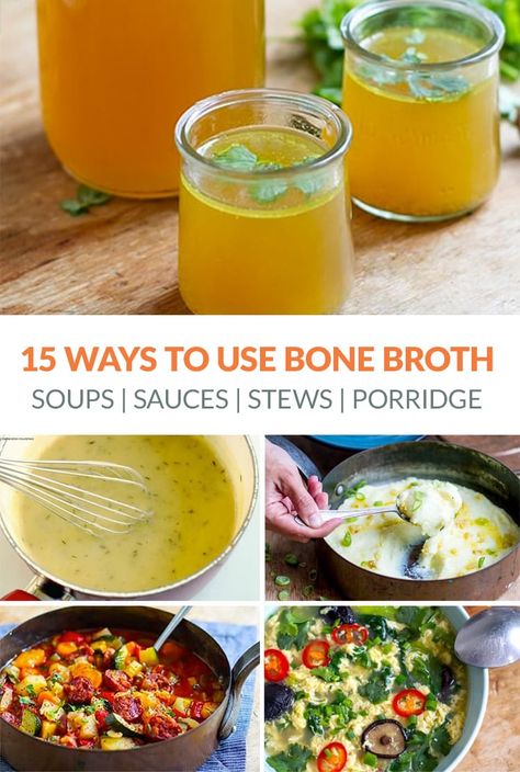 Storing Bone Broth In Freezer, How To Cook With Bone Broth, Beef Broth Uses, Kettle And Fire Bone Broth Recipes, Bone Broth Pasta Sauce, Recipes Using Bone Broth, Bone Broth Soup Recipes, Bone Broth Diet, Bone Broth Soup