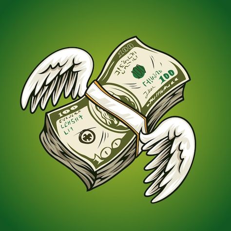 Money With Wings, D Boss Images, Money Animation, Money Design Art, Dollars Money Wallpaper, Bear Character Design, Alas Tattoo, Money Logo, Egyptian Tattoo Sleeve