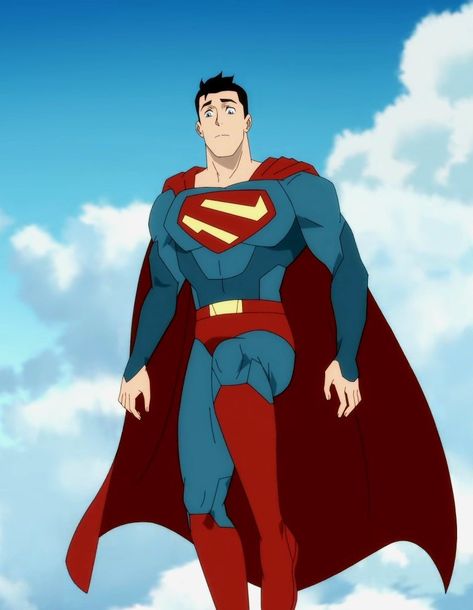 My Adventure With Superman, My Adventures With Superman Wallpaper, Animated Superman, Superman Fanart, Superman Anime, Dc Cartoon, Adventures With Superman, My Adventures With Superman, Superman Drawing