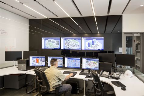 Gallery of Stanford University Central Energy Facility / ZGF Architects - 7 Monitor Room, Security Room, Luxury Office Furniture, Trading Desk, Function Hall, Boss Office, Mission Control, Control Room, Singapore Food