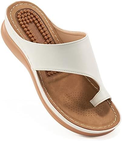 Aomigoct Sandals for Women Wedge Shoes: Comfortable Orthopedic Sandals Womens Dressy Summer Flip Flops Casual Walking Wedges Women Wedge Shoes, Orthopedic Sandals, Wedge Flip Flops, Summer Flip Flops, Shoes Comfortable, Kids Luggage, Womens Wedges, Sandals For Women, Womens Shoes Wedges