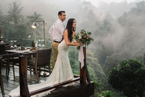 Bali Wedding Venue Villas, Bali Vow Renewal, Bali Elopement Weddings, Wedding In Bali Indonesia, Bali Destination Wedding, Vow Renewal Destination Ideas, Intimate Wedding Indonesia, Ubud Wedding, Bali Wedding Ideas