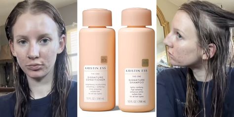 Woman Slams Kristin Ess Shampoo After 1 Week of Use Leaves Her Hair Like This Kristin Ess Shampoo, Kristen Ess Shampoo And Conditioner, Kristen Ess, Clarify Hair, Kristin Ess, Women Issues, Clarifying Shampoo, Lost Hair, Hair Restoration