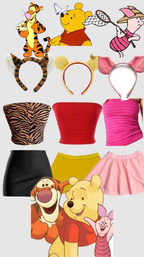 Blonde Brunette Halloween Costumes, Halloween Costumes For Brunettes, Disney Bound Outfits Casual, Trio Costumes, Duo Costumes, Trio Halloween Costumes, Pretty Halloween Costumes, Trendy Halloween Costumes, Disney Bound Outfits