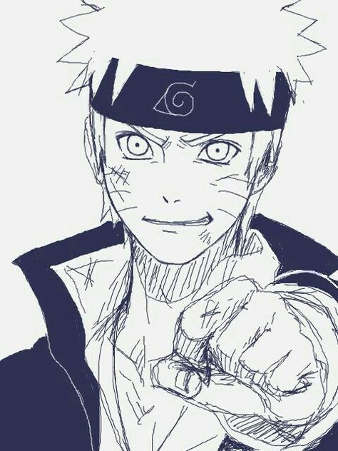 Drawing Of Naruto, A Drawing, Naruto, Anime