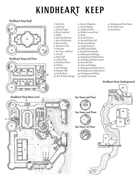 Dnd Keep Map, Dnd Generator, Dnd Encounters, Game Hooks, Castle Plans, Fantasy Map Making, Small Castles, Dnd World Map, Dungeon Master's Guide