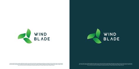 Wind Logo Design, Wind Logo, Illustration Geometric, Logo Design Illustration, Power Logo, Wind Rose, Marketing Logo, Web Business, Leaf Logo