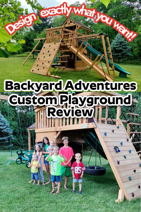 Wood Playground Makeover, Playground Upgrade, Playground Toys For School, Outside Playground, Musical Playground Equipment, Children's Playground Equipment, Backyard Adventure, Playground Set, Mommy Blog