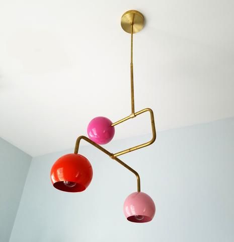 Sazerac Stitches 3 Chandelier, Rooms Inspiration, Mid Century Modern Chandelier, Mid Century Ceiling, Starburst Light, Sazerac, Kid Rooms, Arm Chandelier, Sputnik Chandelier