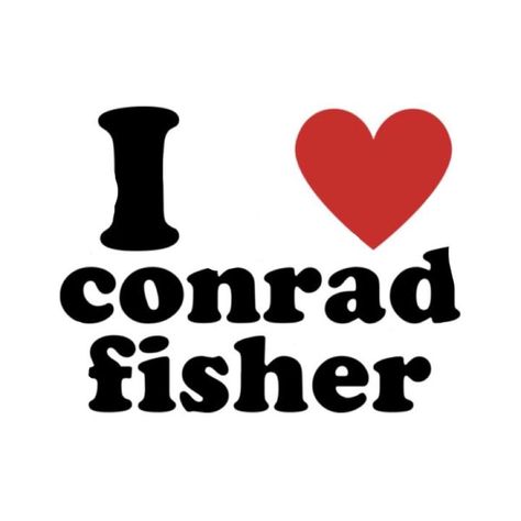 I Love Conrad Fisher, Conrad Fisher Sticker, Team Conrad Wallpaper, The Summer I Turned Pretty Team Conrad, The Summer I Turned Pretty Conrad, Team Connie, Chris Briney, Connie Baby, Connie Fisher