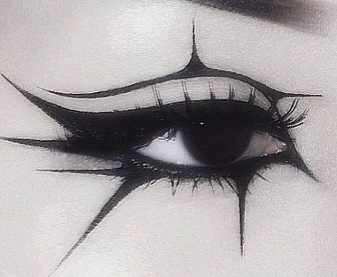 Makeup Emo, Lila Make-up, Maquillage Goth, Goth Eye Makeup, Eyeliner Designs, Drag Make-up, Punk Makeup, Flot Makeup, Alt Makeup