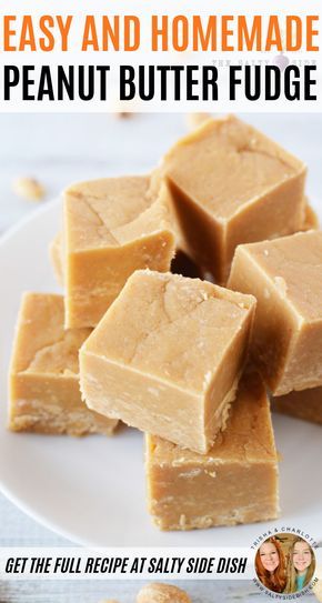 Homemade Peanut Butter Fudge Recipe, Homemade Peanut Butter Fudge, Peanut Butter Fudge Recipes Easy, Microwave Peanut Butter Fudge, Butter Fudge Recipe, Fudge Dessert, Butter Candy, Easy Chocolate Fudge, Peanut Butter Fudge Recipe