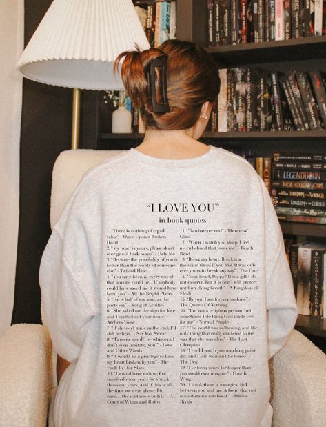 Quotes Sweatshirt, My Heart Is Yours, Lover Sweatshirt, Book Clothes, Sweatshirts Quotes, San Jose Ca, Cute Sweatshirts, My Heart Is Breaking, Book Lover