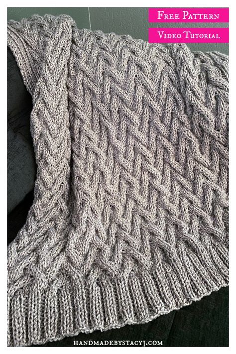 Low Tide Throw Free Knitting Pattern Cable Knit Blanket Pattern Free, Knitted Throws Free Patterns, Knit Throw Blanket Pattern Free, Chunky Knit Blanket Pattern Free, Throw Knitting Pattern, Knit Afghan Patterns Free, Knitted Throw Patterns, Knit Throw Blanket Pattern, Chunky Knit Blanket Pattern