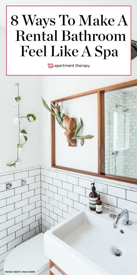 These 8 rental upgrades will make your bathroom feel like it's in a fancy hotel. #rental #rentalbathroom #bathroomideas #smallbathroomideas #bathroomdecor #bathroomtrends #luxurybathroom #bathroommakeover #rentershacks #rentalideas Rental Upgrades, Fancy Hotel, Bathroom Cabinets Diy, Berkeley Homes, Rental Bathroom, Old Bathrooms, Old Bathroom, Bathroom Photos, Bathroom Trends