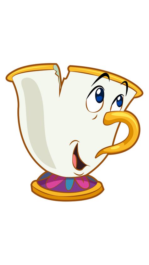 Chip Potts is a character from the Disney cartoon Beauty and the Beast who was turned into a cup. Chip Potts looks like a small white cup with a gold rim and a handle spout. The cartoon sticker... Chip Drawing Beauty And The Beast, Chip Cup Beauty And The Beast, Beauty And Beast Characters, Beauty And The Beast Cartoon Characters, Disney Beauty And The Beast Characters, Beauty And The Beast Characters Drawings, Chip From Beauty And The Beast, Small Disney Characters, Beauty And The Beast Cup