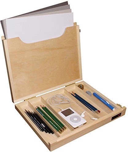 Pochade Box, Sketch Box, Travel Drawing, How To Write Calligraphy, Wooden Easel, Drawing Pad, Drawing Supplies, Pencil Boxes, Pens Pencils