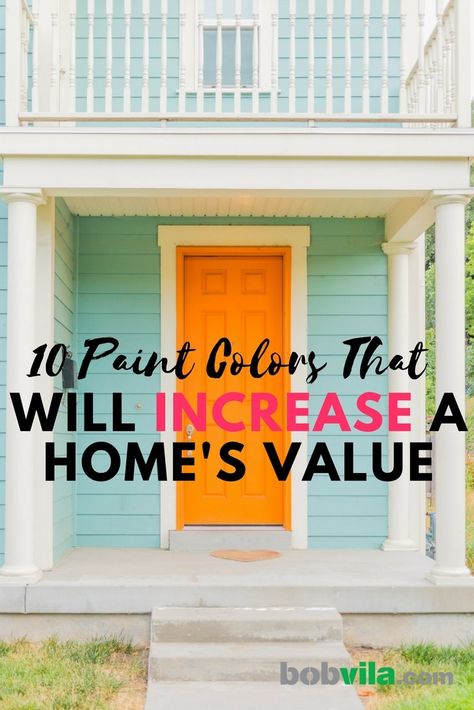 10 paint colors that will increase a homes value Blue Home Exterior, Blue Living Room Sets, Increase Home Value, Bob Villa, Paint Color Combos, Street Appeal, Repurpose Furniture, Sold House, New Paint Colors