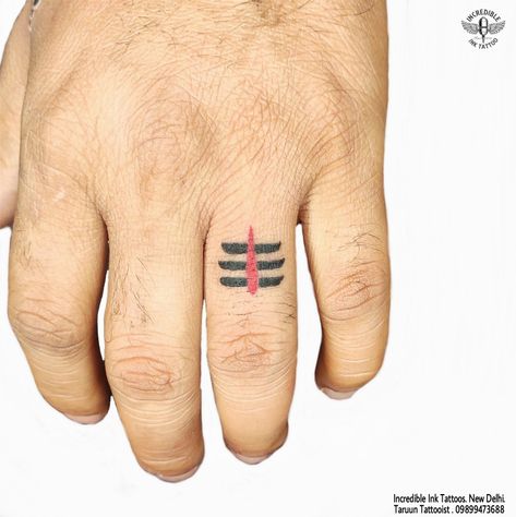 #Mahadev #mahadevtattoo #bholenath #bholebaba #fingertattoos contact us for Tattoos 09899473688 Mahadev Finger Tattoo, Bholenath Tattoo On Back, Shiva Finger Tattoo, Hindu Related Tattoos, Tatoos Mahadev, Tattoo Mahadev Lord Shiva, Mahadev Related Tattoo, Tattoo Designs Mahadev, Lord Shiva Trishul Tattoo