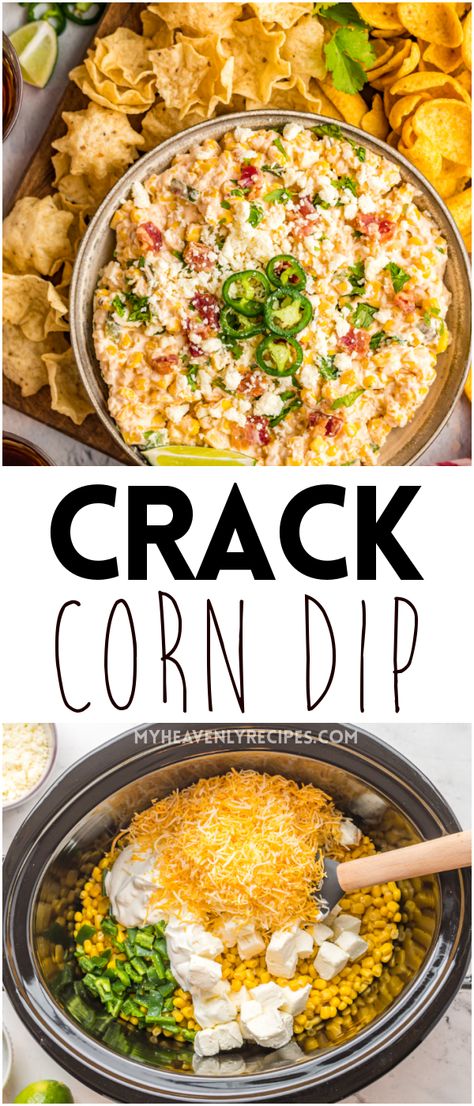 corn crack dip Slow Cooker Appetizer, Jalapeno Corn Dip, Slow Cooker Appetizers, Best Appetizer, Party Dip, Corn Dip, Dip Recipes Easy, Superbowl Party Food, Super Bowl Party