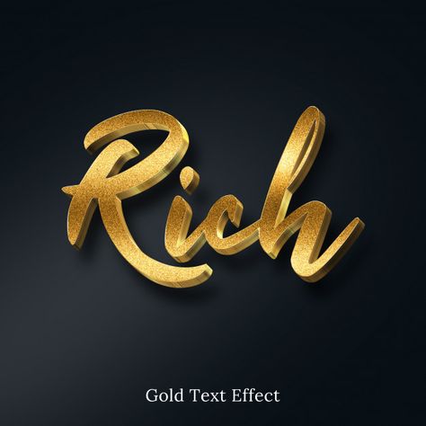 Rich golden glitter 3d text style effect... | Premium Psd #Freepik #psd #logo Logo Texture, Sparkle Text, Ladies Night Party, Texture Fashion, Generational Wealth, Happy New Year Background, Fashion Typography, Glitter Text, Mixtape Cover