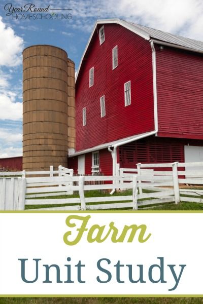 Farm Unit Study, Farm Lessons, Farm Unit, Farm Preschool, Farm School, Five In A Row, Farm Crafts, Homeschool Encouragement, Unit Studies