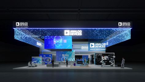 Behance 上的 Tech Booth Design Tech Booth Design, Tech Booth, Exhibition Stand Design, Exhibition Stand, Stand Design, Booth Design, Tech Design, Exhibition Design, In Design